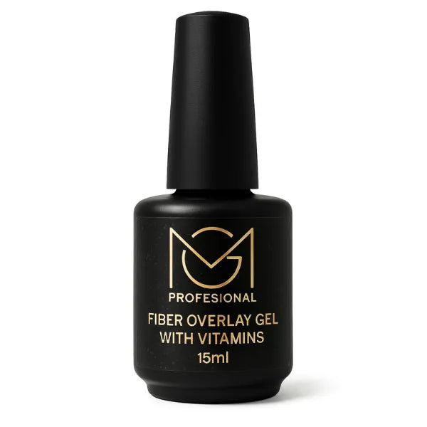 Gel Polish Base Fiber Overlay Gel With Vitamins Pink 003 15ml