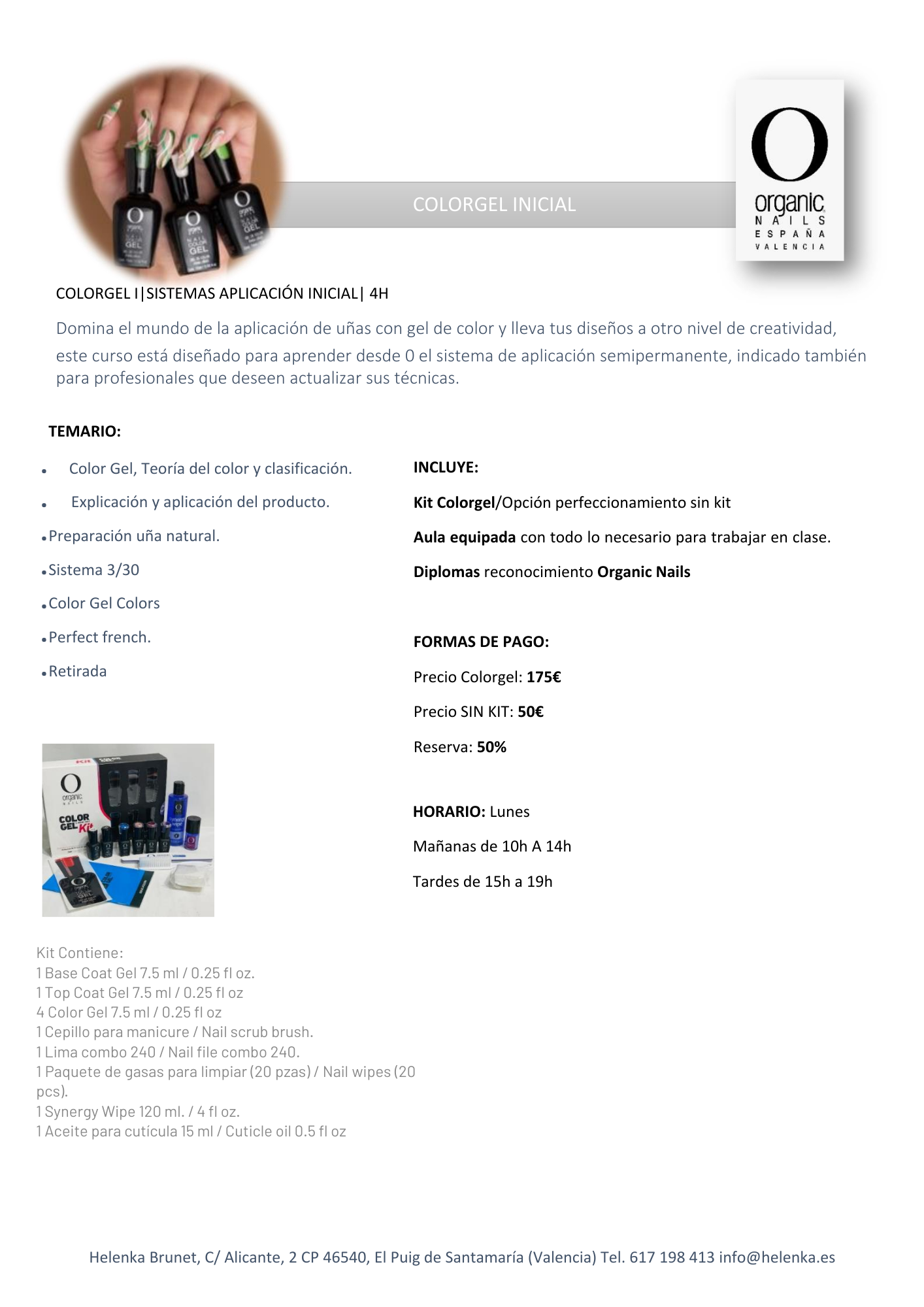 CURSO COLOR GEL INICIAL