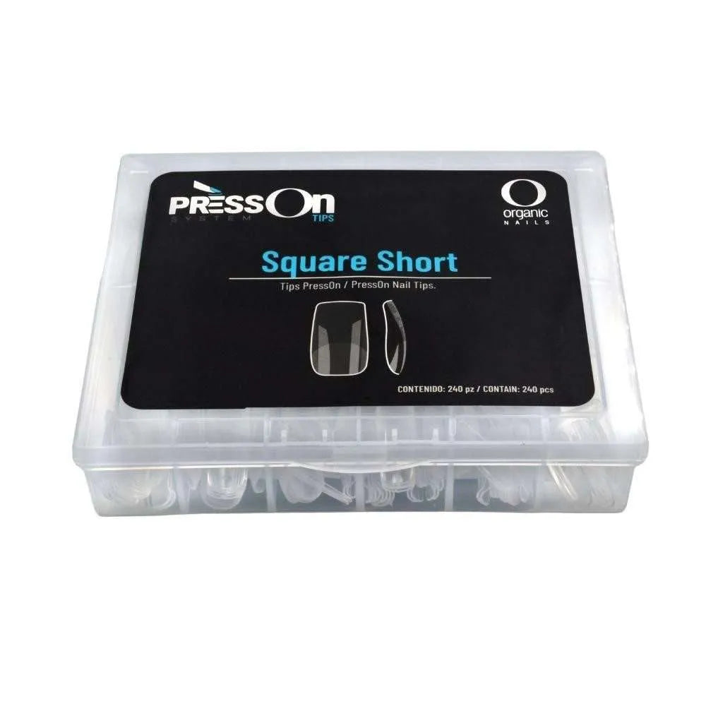 Tip Press ON Square Short Caja 240 surtido