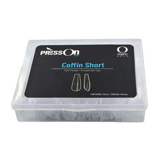 Tip Press ON Coffin Short Caja 240 surtido